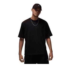 Jordan Flight Essentials Oversized Crew Men's T-Shirt - Black/Black